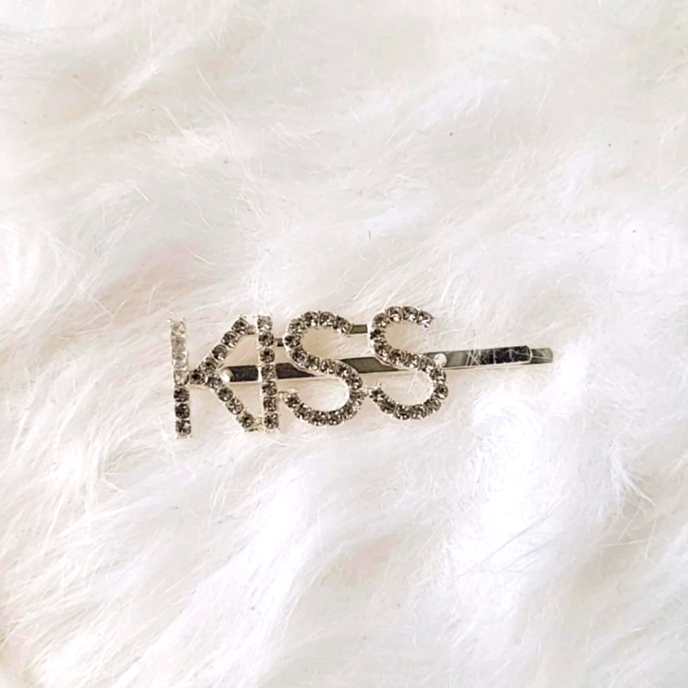 Silver Crystal Hair Pin